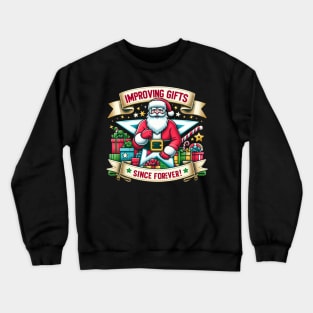 Wrap star improving gifts since forever Crewneck Sweatshirt